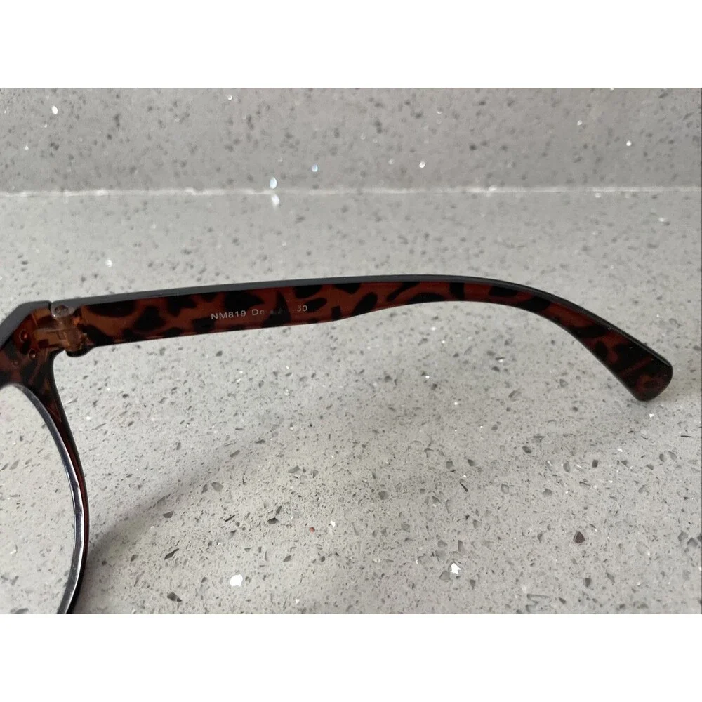 Nicole Miller NM819 Tortoise Frames ONLY round full rim Eyeglasses